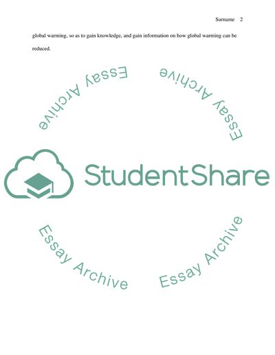 Global warming caused by humans
