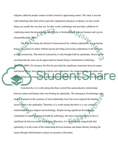 Humans, Technology, Nature, and Spirituality