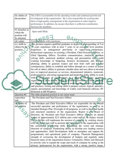 Developing Long-term Strategies