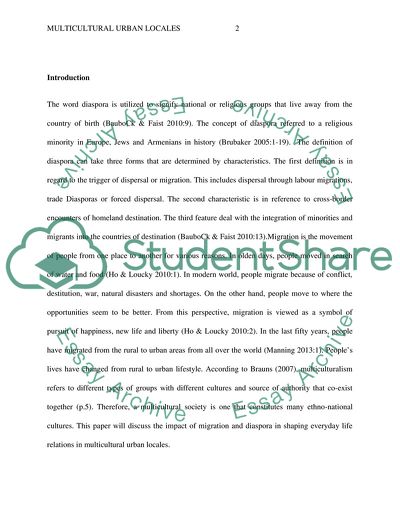 The Impact of Migration and Diaspora in Shaping Everyday Life Relations