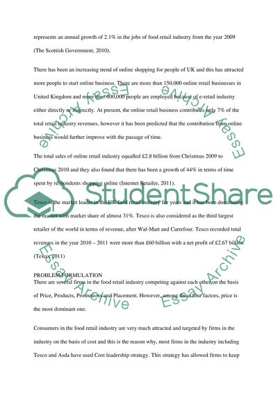 The Retail Industry of the UK