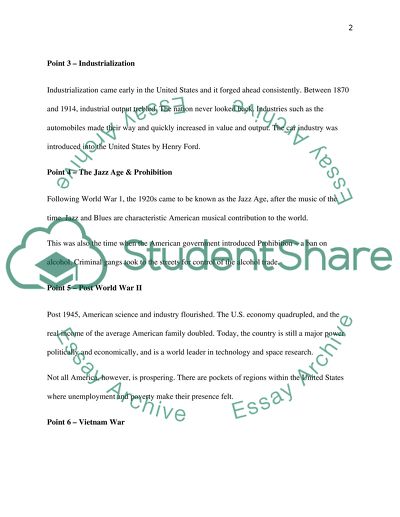 Six Key Points in Teaching US History