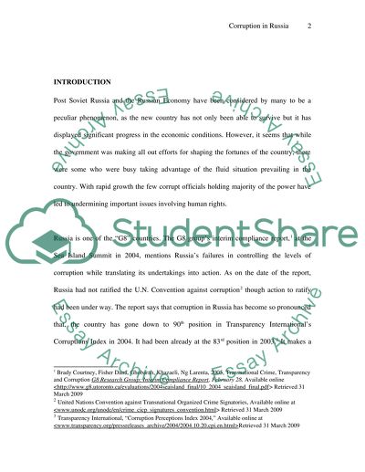 Corruption in Russia