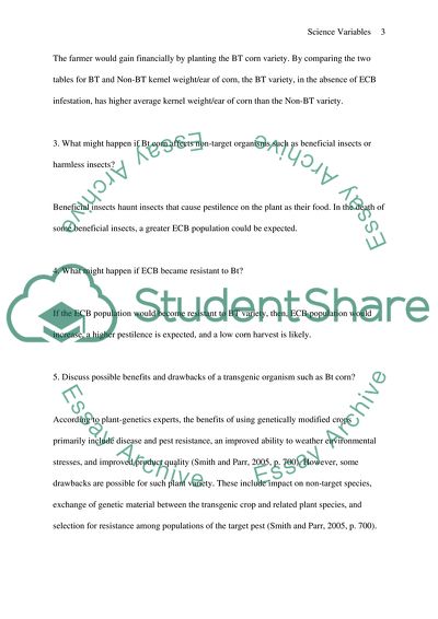 Dependent and Independent Variables