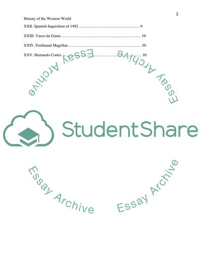 History of the Western World