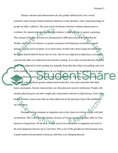 Human Technology as a Selective Agent