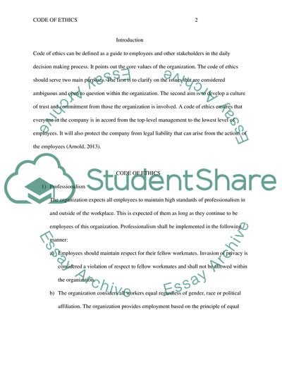 Unilevers Code of Ethics vs Codes of Other Companies