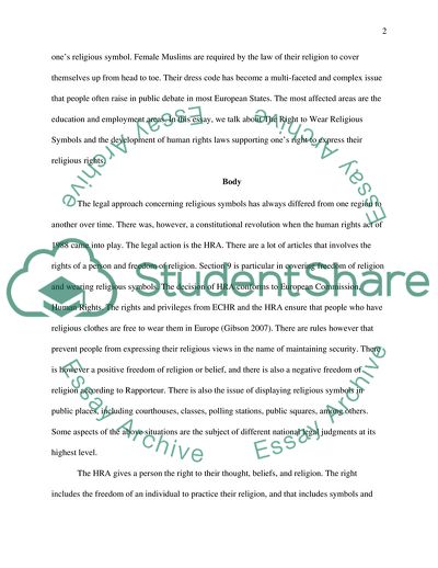 Freedom and Religion