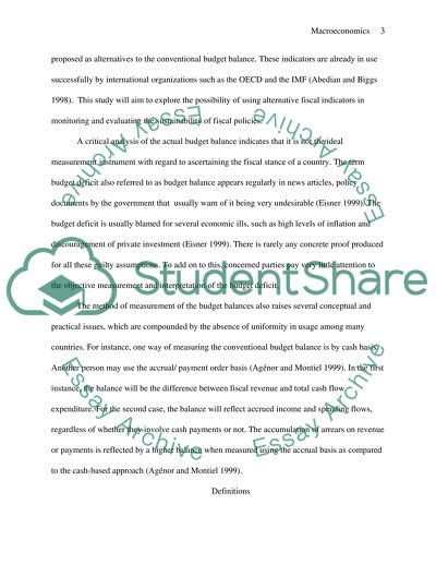 Why the actual budget deficit is not a good indicator of the fiscal stance and suggest any other better alternatives