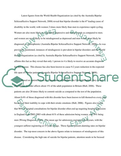 Mental Health Problem: Bipolar Disorder