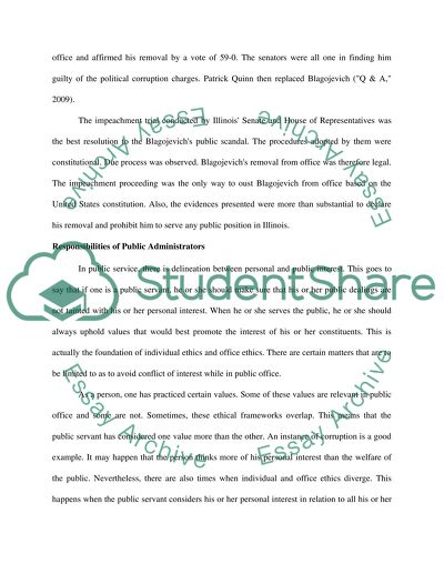 Betrayal of Public Trust