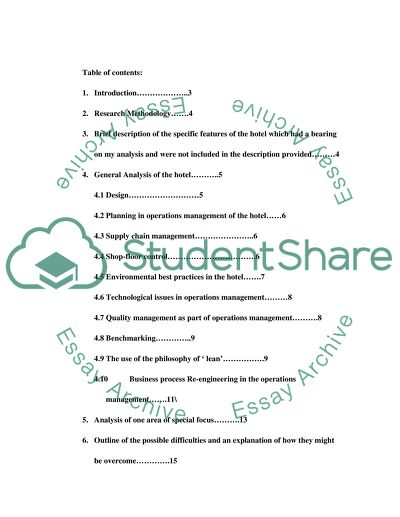 Operation Management