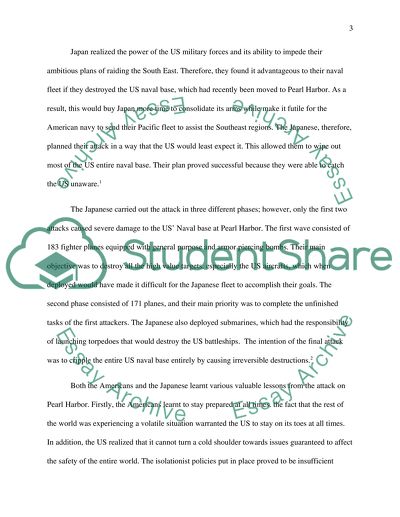 The Attack On Pearl Harbor