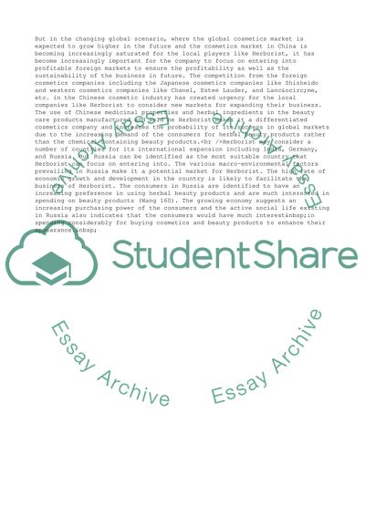 Herborists Global Expansion in Russia