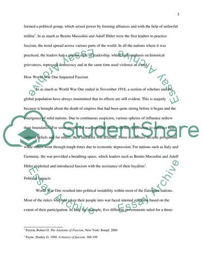 Italian and German Fascism