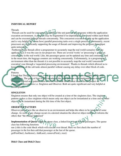 Report for Advance Software Engineering for Stage Two