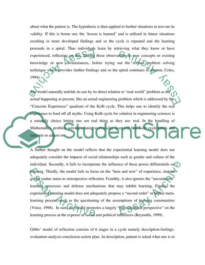 Reflective Practice In Education