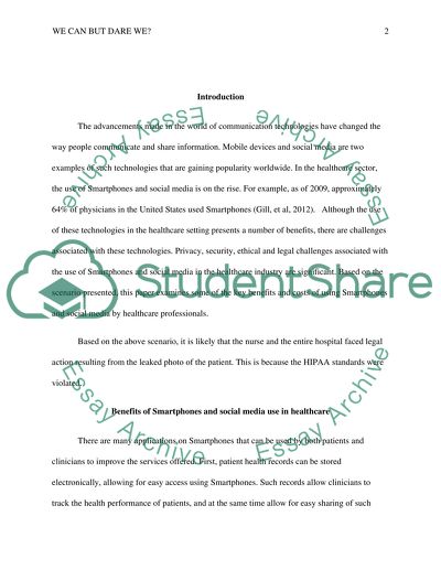 Smartphone Usage in Healthcare Work