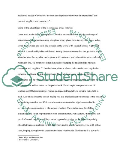 The Advantages of the E-Commerce - Netflix