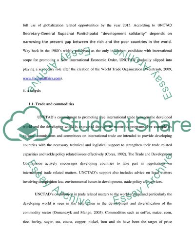 United Nations Conference on Trade and Development