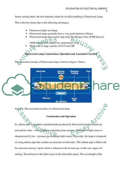 Utilisation of Electrical Energy