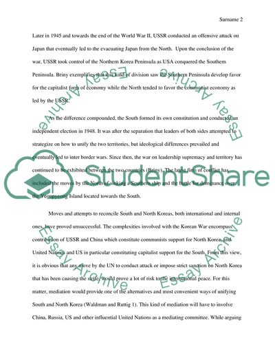 Conflict Resolution in Timor-Leste, Korea, Chechnya, and Afghanistan