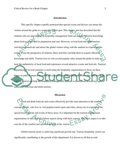 Tourism - Food and Drink Festivals and Events