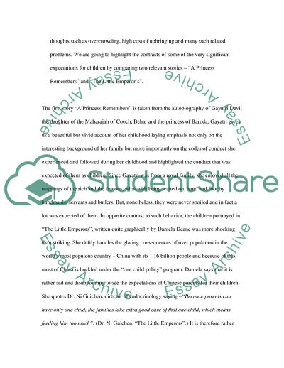 A Princess Remembers and The Little Emperors