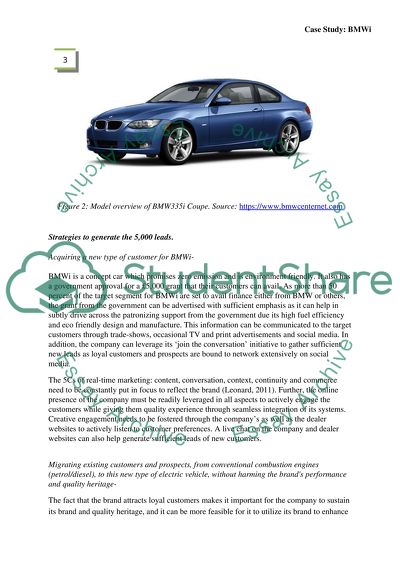Situational Analysis for BMWi to Identify Main Issues for the Marketing Plan