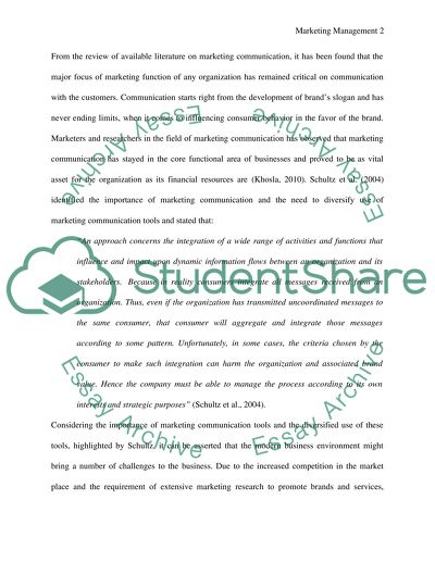 Marketing Communication Tools
