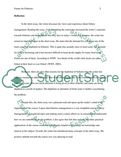 Future for fisheries