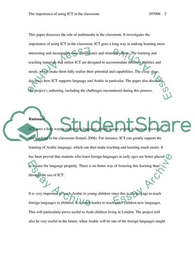 The Importance of Using ICT in the Classroom