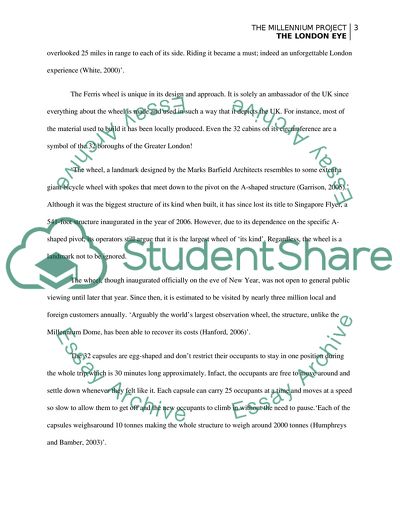 The Millennium Projects - The London Eye and The Millennium Wheel