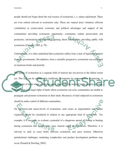 Essay Pay Identify And Critically Evaluate Ecotourism Essay Identify And Critically Evaluate Ecotourism Essay Example Text Preview Essay On Medical Ethics also Life Experience Essay Sample Ecotourism Essay Identify And Critically Evaluate Ecotourism Essay Essay On Robinson Crusoe