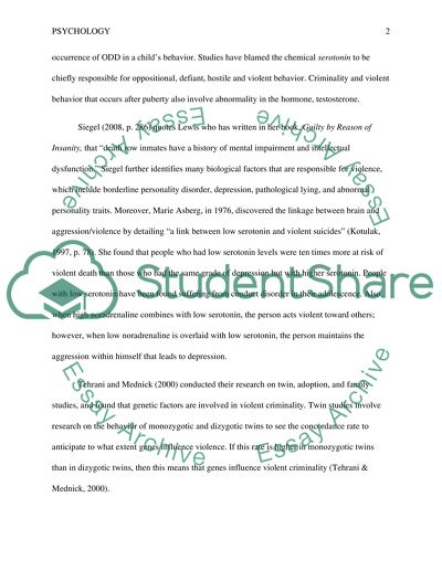 Developmental and Environmental Risk Factors