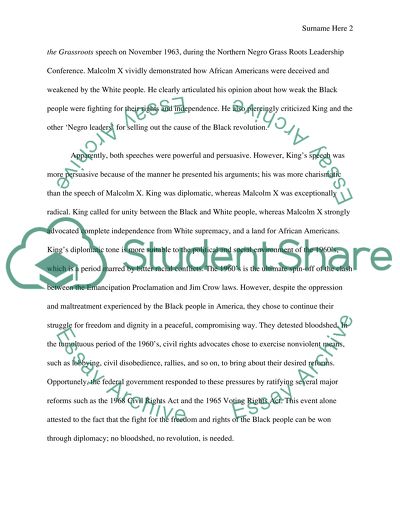 The Kings Rhetorical Prowess