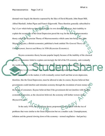 What Is Macroeconomics