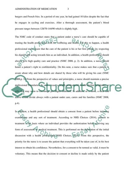 Administration of Medication and Polypharmacy
