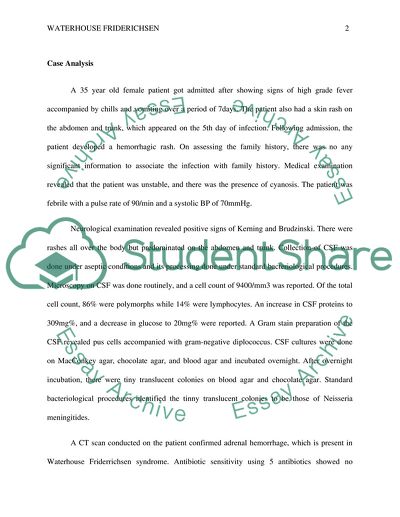 Waterhouse Friderichsen