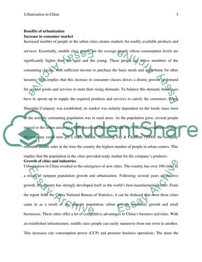 Urbanization in China
