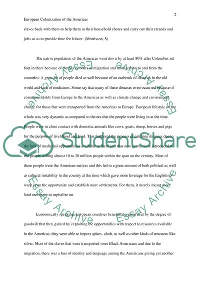 European Colonization of the Americas