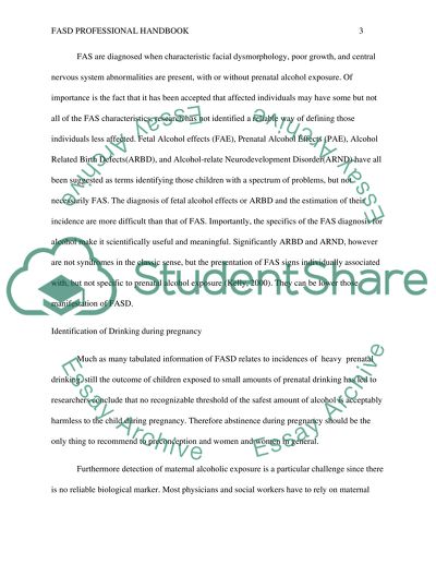 FASD Professional Handbook