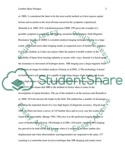 Lumber Spine Disc Prolapsed in MRI