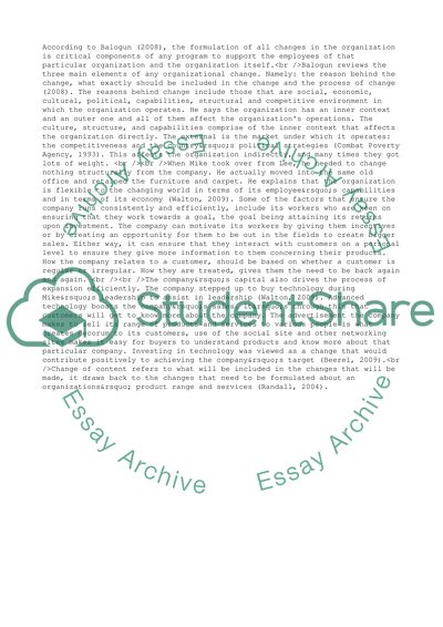 Strategic Leadership and Change Management