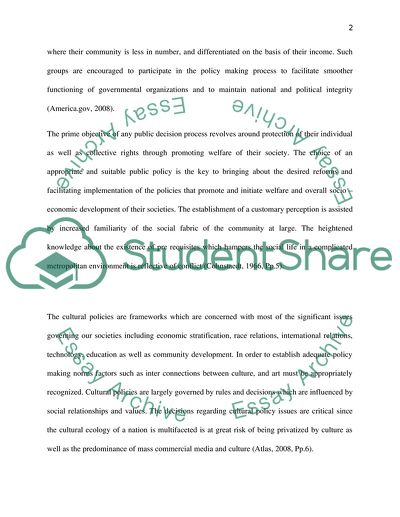 Debating Public Policy