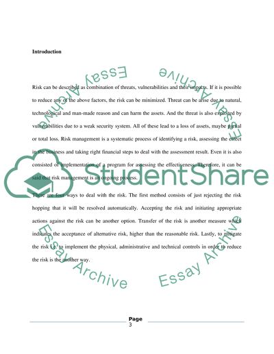 The Importance of Risk Management