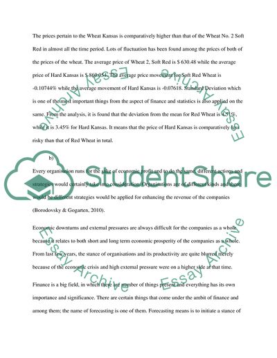 Financial data analysis