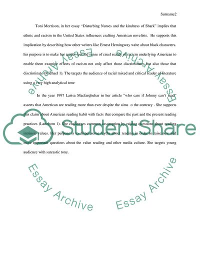 On English and Writing: Critical Thinking