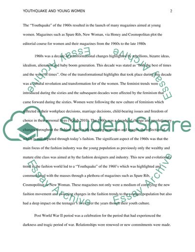 The Youthquake of the 1960s resulted in the launch of many magazines aimed at young women