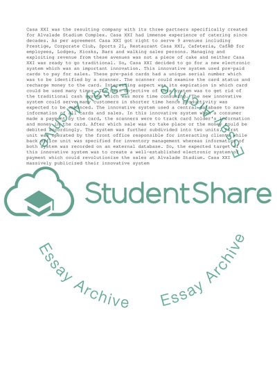 Analytical report based on an case study about IT project management